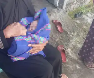 Penemuan Bayi Gegerkan Warga Damaran Baru Bener Meriah