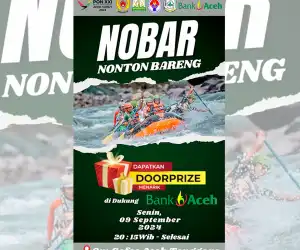 Pemkab Agara Gelar Nobar Pembukaan PON XXI Aceh-Sumut