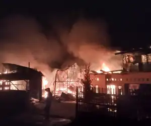 Rumah dan Panglong Kayu Milik Warga Bener Meriah Terbakar