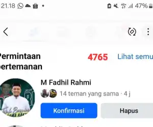 Akun Palsu Fadhil Rahmi Marak di Media Sosial, Diduga Bermotif Penipuan