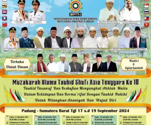 Ulama Sufi Asia Tenggara Berkumpul di Padang Hadiri Muzakarah MPTT-I ke-10