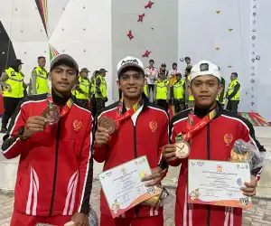 Atlet Panjat Tebing Aceh Raih Perunggu di PON XXI
