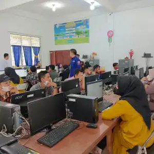 2.833  Calon PPS di Aceh Tamiang Ikut Ujian CAT