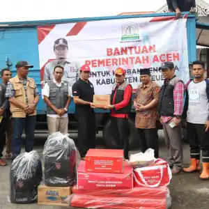 Korban Banjir di Bireuen Terima Bantuan Masa Panik