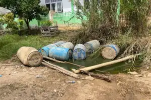 Polisi Ringkus Penimbun 6,2 Ton Solar di Aceh Jaya