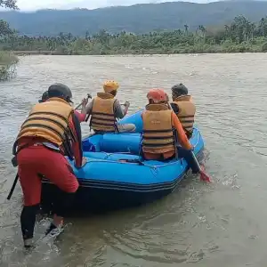 Pencarian Bocah Laki-Laki yang Hanyut di Agara Terkendala Air Sungai Keruh