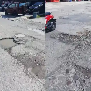 Jalan Teritit-Pondok Bener Meriah Berlubang, Warga Minta Pj Bupati Perbaiki