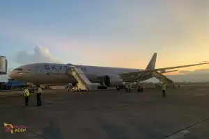 BPS: Jumlah Penumpang Pesawat dan Kapal Laut di Aceh Menurun