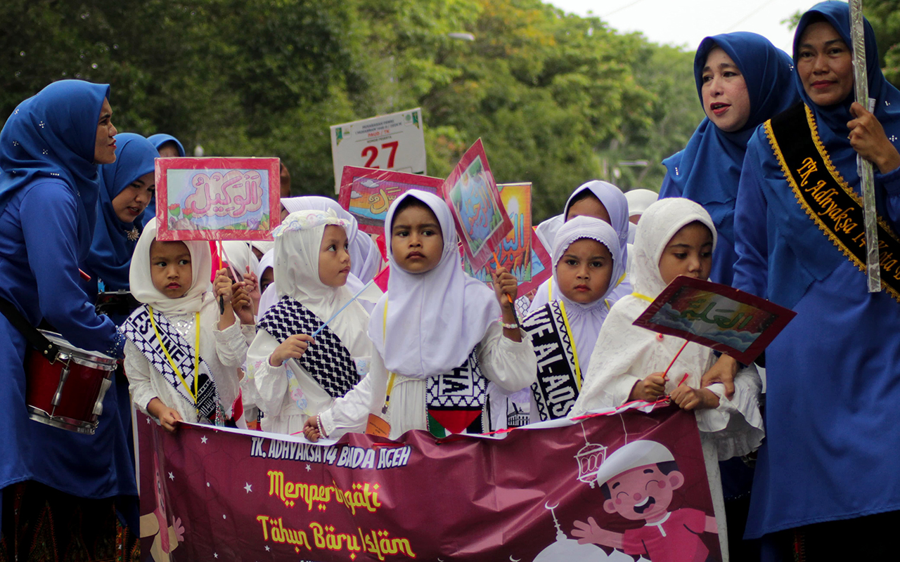 Foto: Pawai 1 Muharram di Banda Aceh