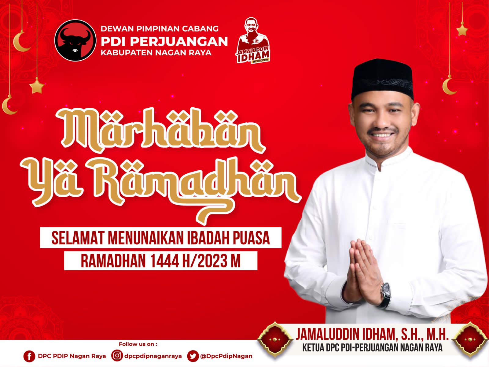 Iklan Ketua PDIP Nagan Raya