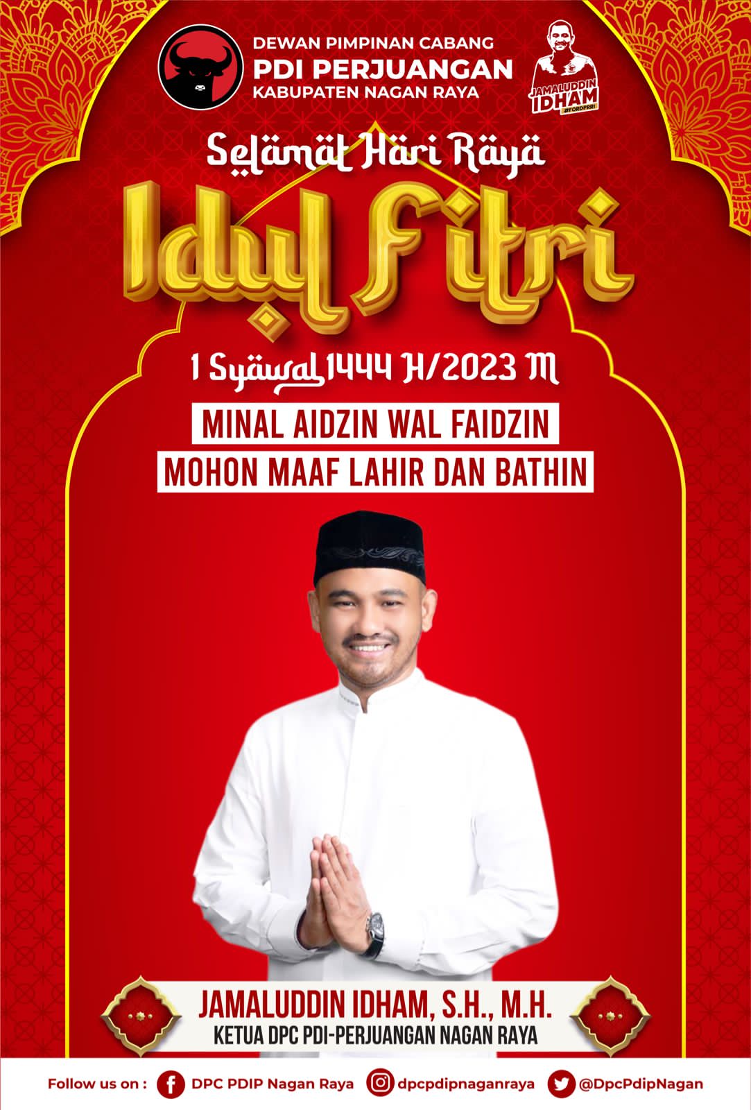 Iklan ucapan lebaran