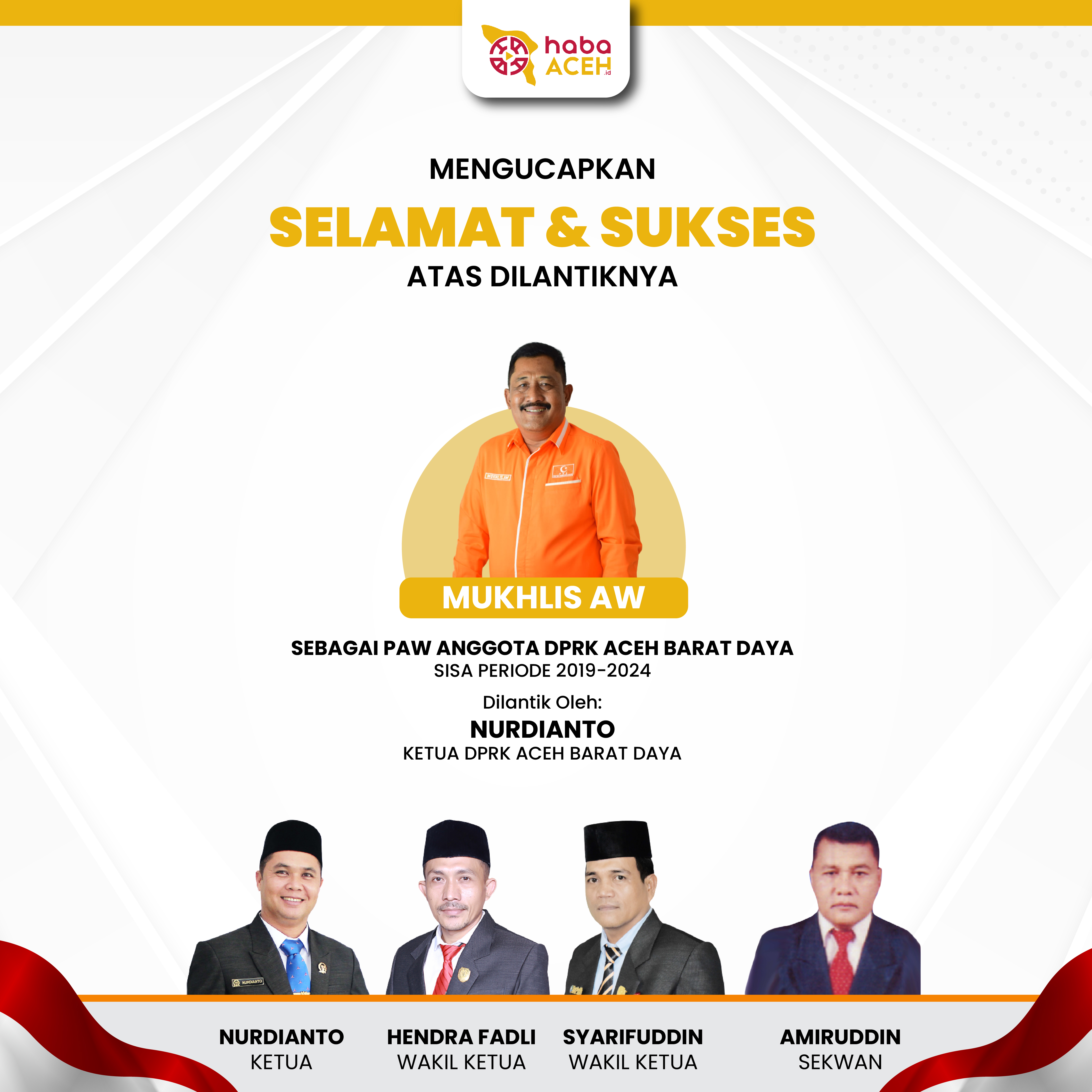 Iklan Pelantikan DPRK Abdya