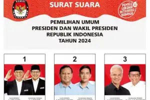 Desain Surat Suara Pilpres 2024