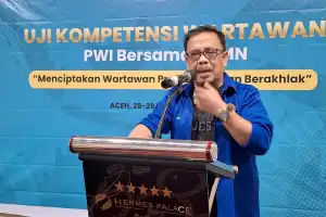 Peserta UKW PWI Aceh Angkatan XVII Lulus 100 Persen