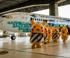 Kolaborasi Garuda dan Pokemon Hadirkan Pengalaman Terbang yang Unik ke Indonesia