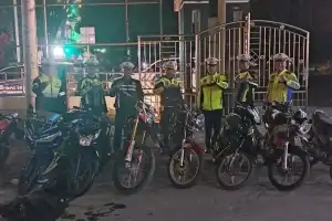 Polres Aceh Tengah Amankan 50 Motor Knalpot Brong