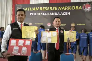 Polisi Ungkap 13 Kasus Jual-Beli Narkoba di Banda Aceh
