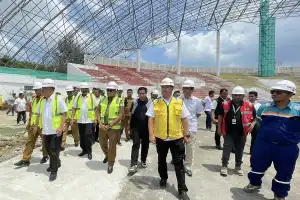 Kadispora Aceh Sebut Progres Pembangunan Venue PON Berjalan Baik