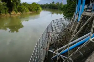 Debit Air Krueng Aceh Berkurang, PDAM Tirta Daroy Kekurangan Air Baku