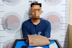 Satresnarkoba Polres Bener Meriah Ringkus Seorang Pria Diduga Bawa Sabu Satu Ons