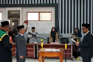 Wahyu Irawan Dilantik Jadi Direktur PDAM Tirta Agara
