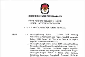 Hendra Darmawan Ditunjuk Jadi Plh Ketua KIP Aceh