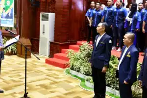 Pj Gubernur Aceh Kukuhkan Pengurus Karang Taruna 2024-2029