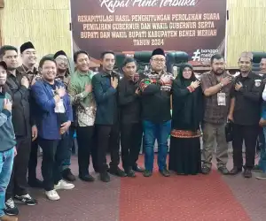 Pasangan Bustami Hamzah-Fadhil Rahmi Menang Tipis di Bener Meriah