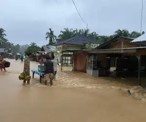 Air Bah Menerjang Kampung Bengkelang Aceh Tamiang, Puluhan KK Terdampak