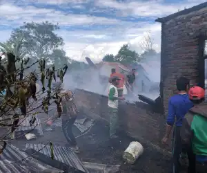 Satu Unit Rumah Warga di Aceh Tengah Ludes Terbakar