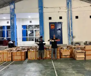 Bea Cukai Langsa Amankan 1 Juta Rokok Ilegal, Kerugian Capai Rp 1,2 Miliar