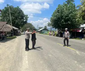 Pemotor di Padang Tiji Tewas Usai Tertabrak Hiace saat Hendak Menyeberang