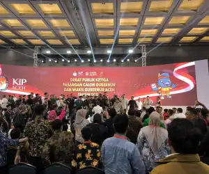 Debat Pamungkas Cagub-cawagub Aceh 2024 Ricuh
