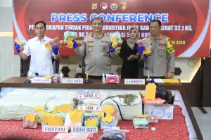 Awal Tahun 2024 Polda Aceh Ungkap 46 Kasus Narkotika