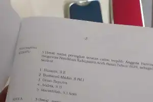 Sempat Ditunda, DPRK Akhirnya Tetapkan Lima Anggota Panwaslih Aceh Barat