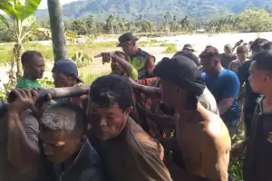 Hanyut di Sungai Mamas, Seorang Petani Agara Ditemukan Meninggal Dunia