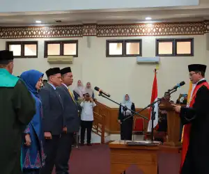 Tiga Pimpinan DPRK Aceh Barat Dilantik, Siti Ramazan Jabat Posisi Ketua