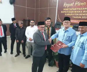 KIP Tetapkan Tagore Abubakar-Armia Sebagai Bupati dan Wabup Terpilih Bener Meriah