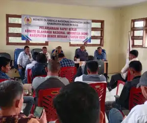 KONI Bener Meriah Gelar Raker Perdana, Pengurus Diajak Tingkatkan Prestasi