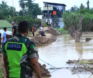 Sungai Aceh Tamiang Meluap, Puluhan KK Warga Bantaran Mengungsi