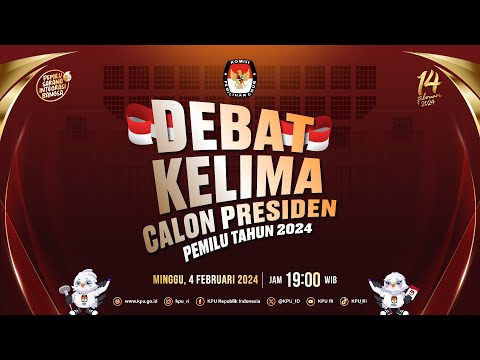 Live Debat Kelima Capres Adu Gagasan Tentang Kebudayaan dan Pendidikan