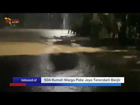[VIDEO]: Banjir Rendam Sepuluh Desa di Pidie Jaya