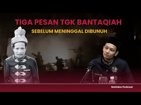 Tiga Pesan Tgk Bantaqiah Sebelum Meninggal Dibunuh