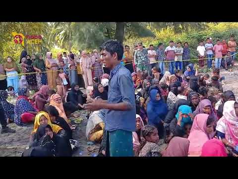 Pengungsi Rohingya Jalan Kaki dari Biheu ke Gampong Blang Raya