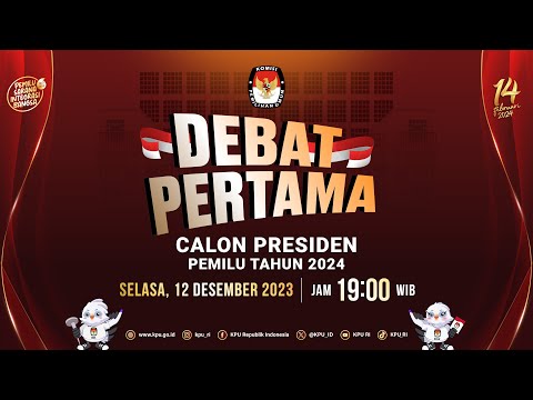 Debat Perdana Capres Pemilu 2024
